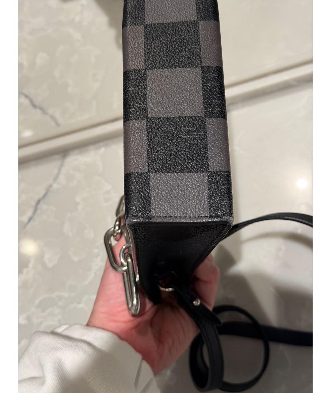 LOUIS VUITTON Черная сумка на плечо, фото 3