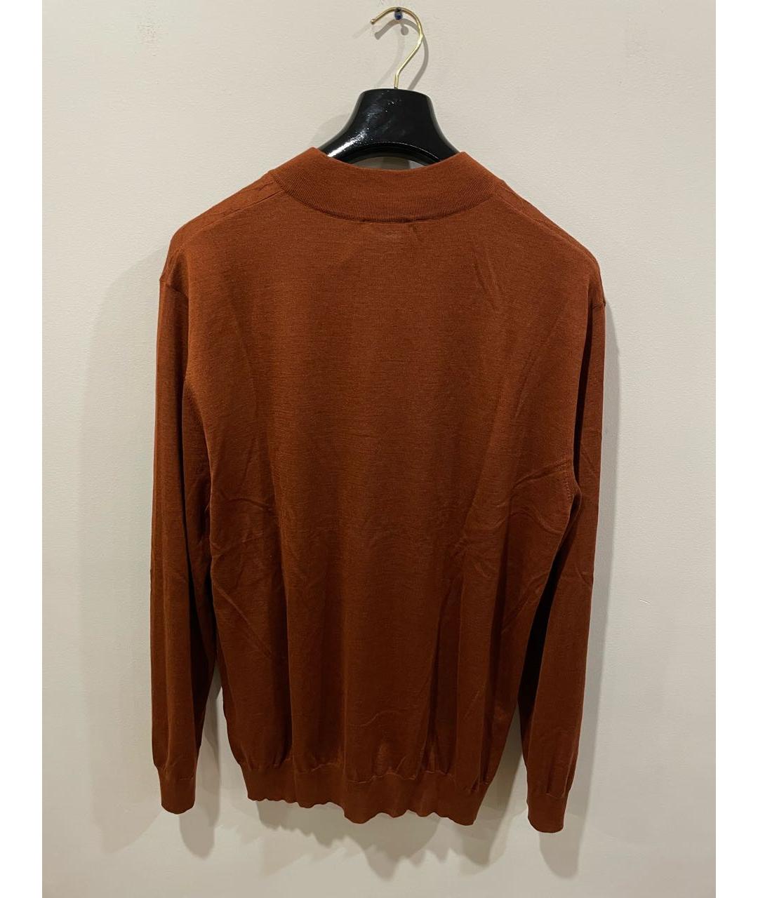 ZILLI Оранжевый кашемировый джемпер / свитер, фото 2