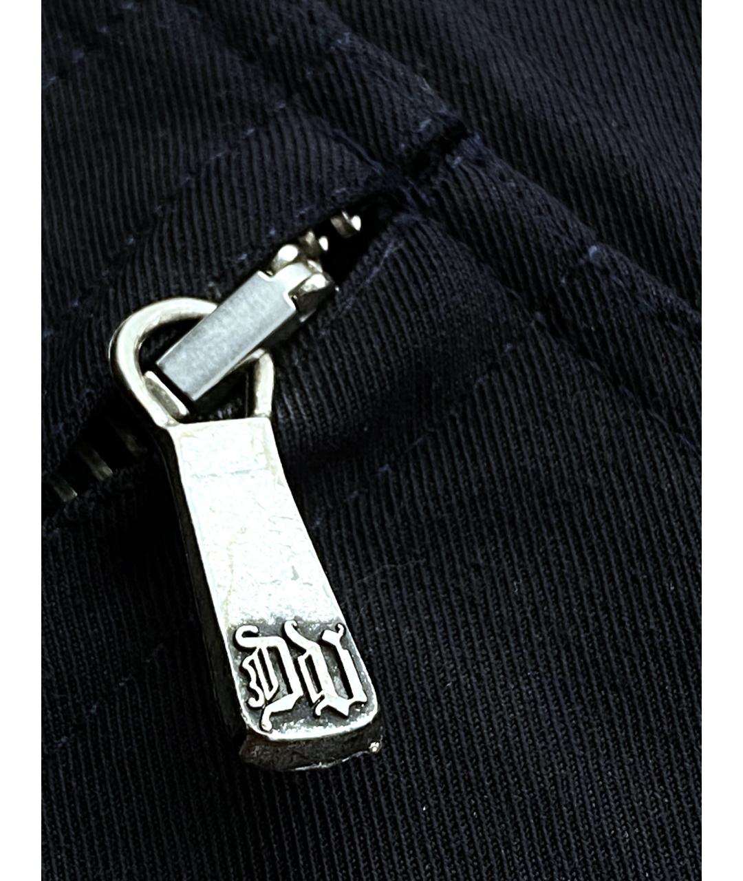 VERSACE Темно-синие шерстяные повседневные брюки, фото 17