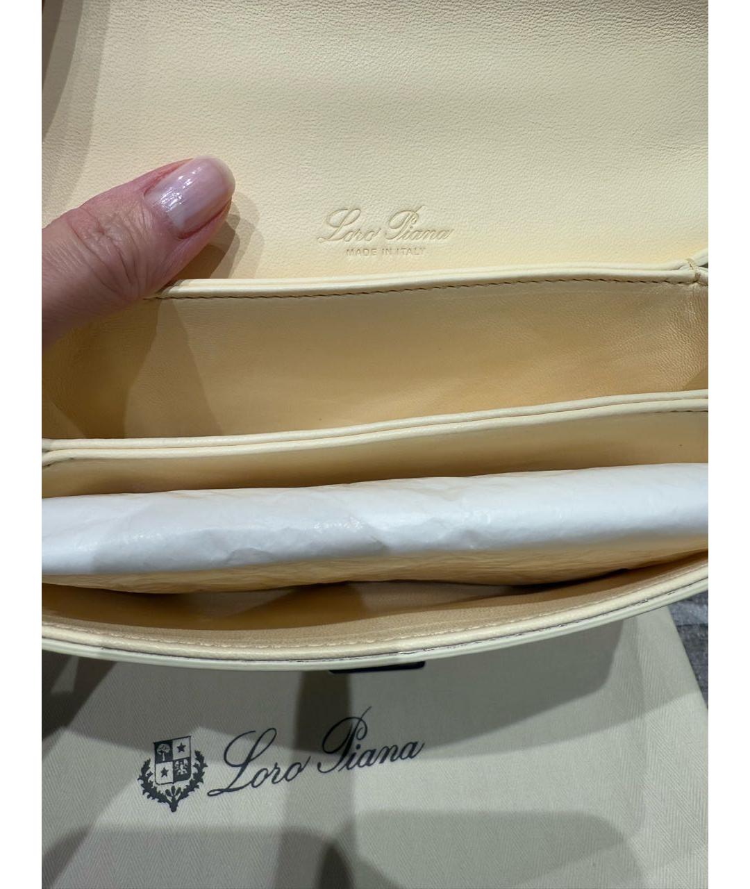 LORO PIANA Кожаная сумка через плечо, фото 8