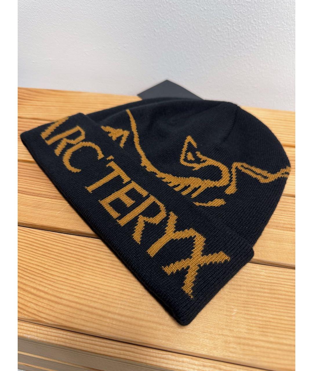 ARCTERYX Черная синтетическая шапка, фото 2