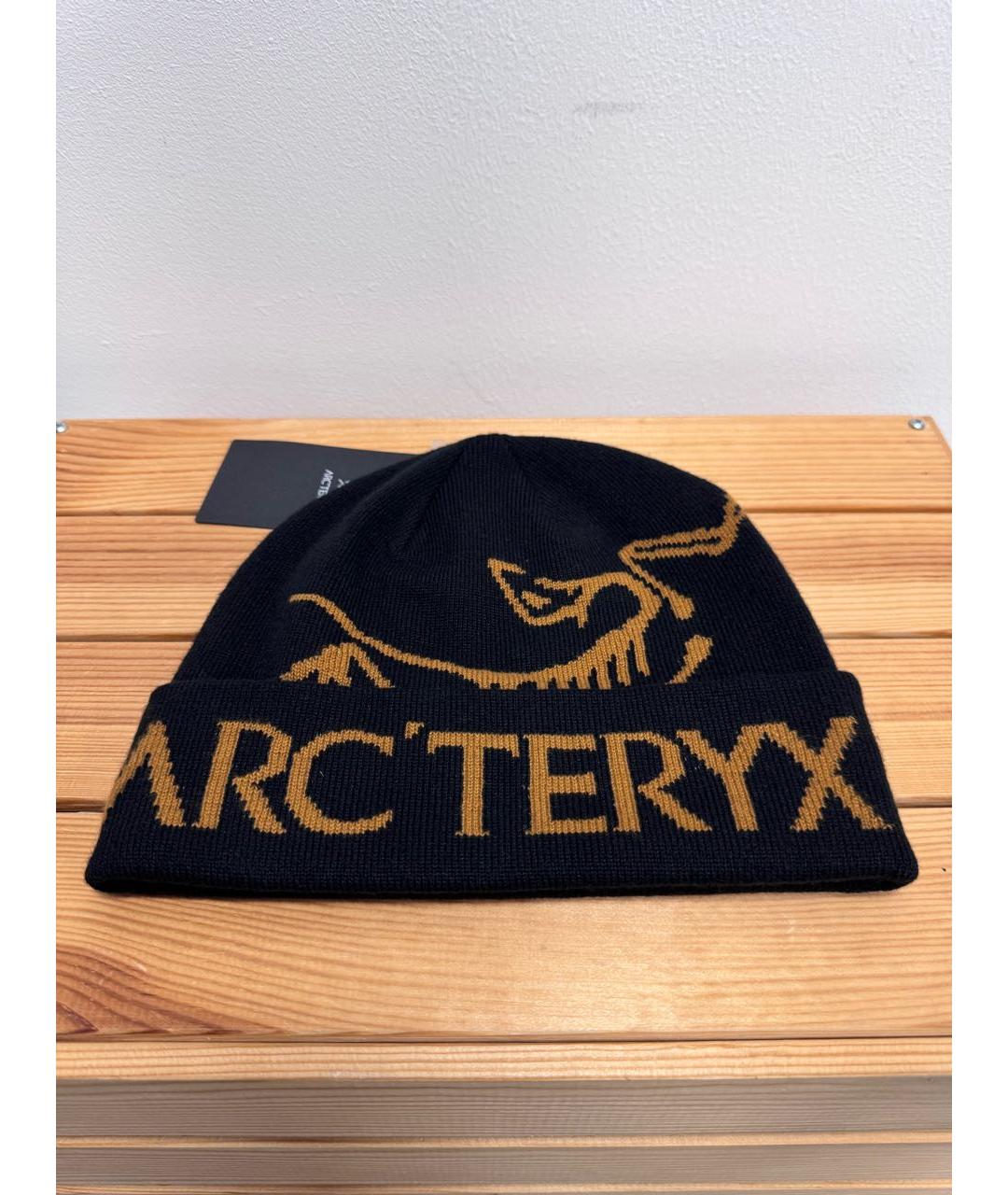 ARCTERYX Черная синтетическая шапка, фото 3