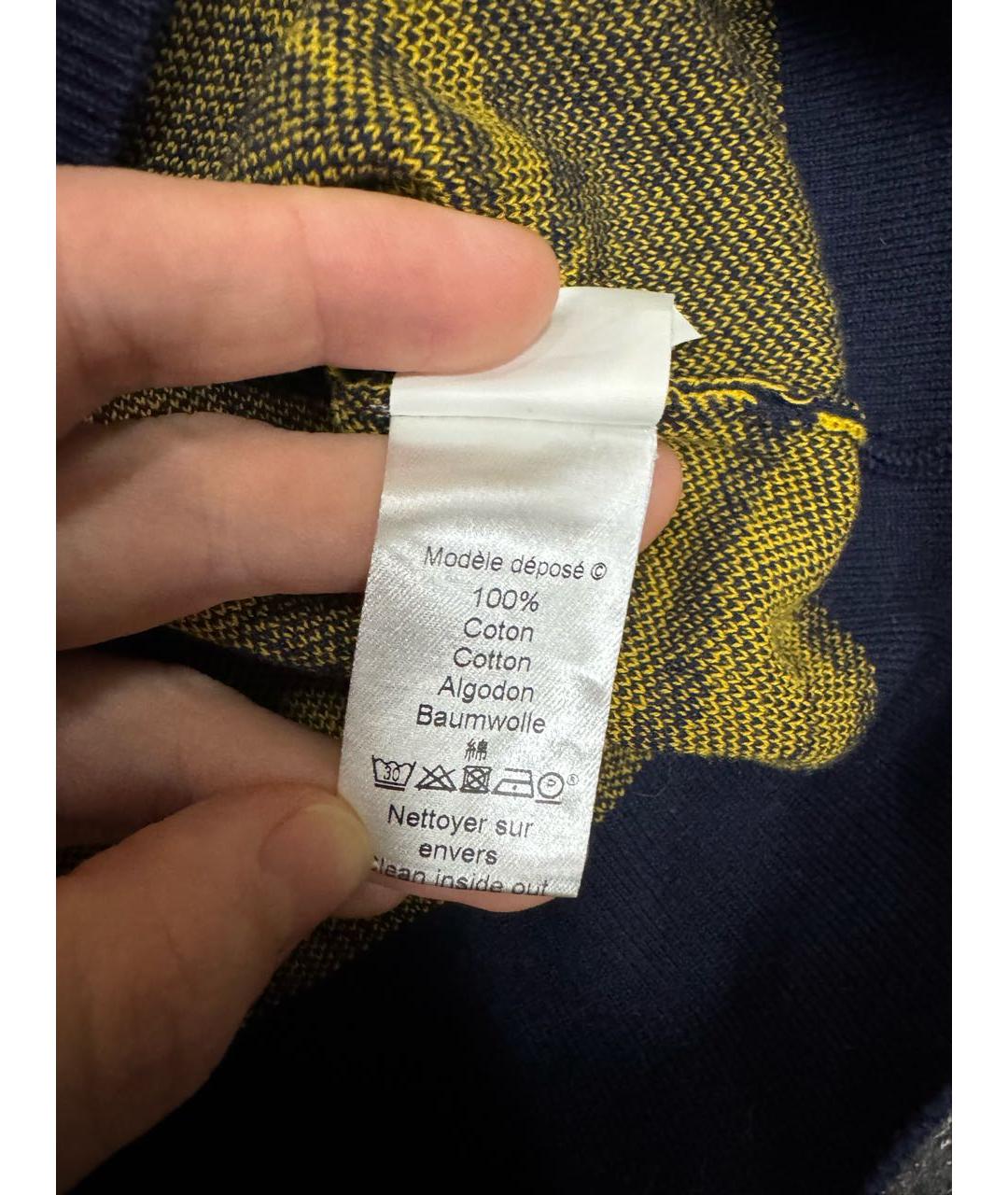 KENZO Желтый хлопковый джемпер / свитер, фото 5