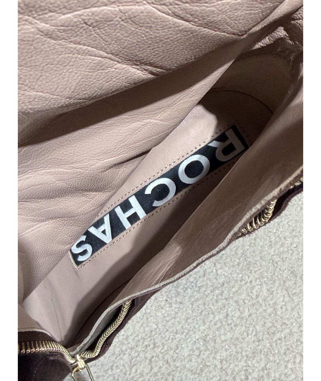 SIMONE ROCHA Коричневые замшевые ботильоны, фото 3