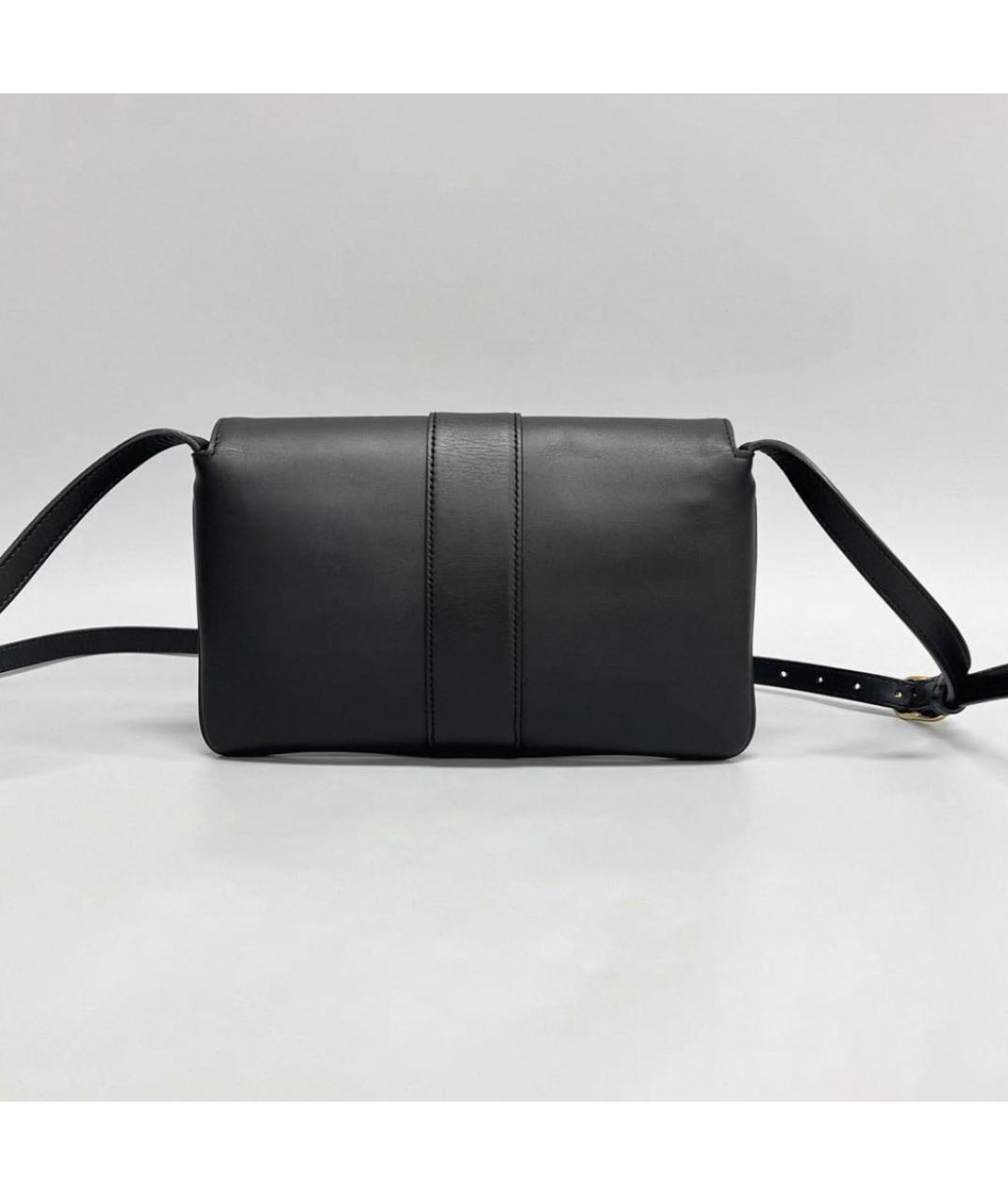 GUCCI Черная кожаная сумка через плечо, фото 2