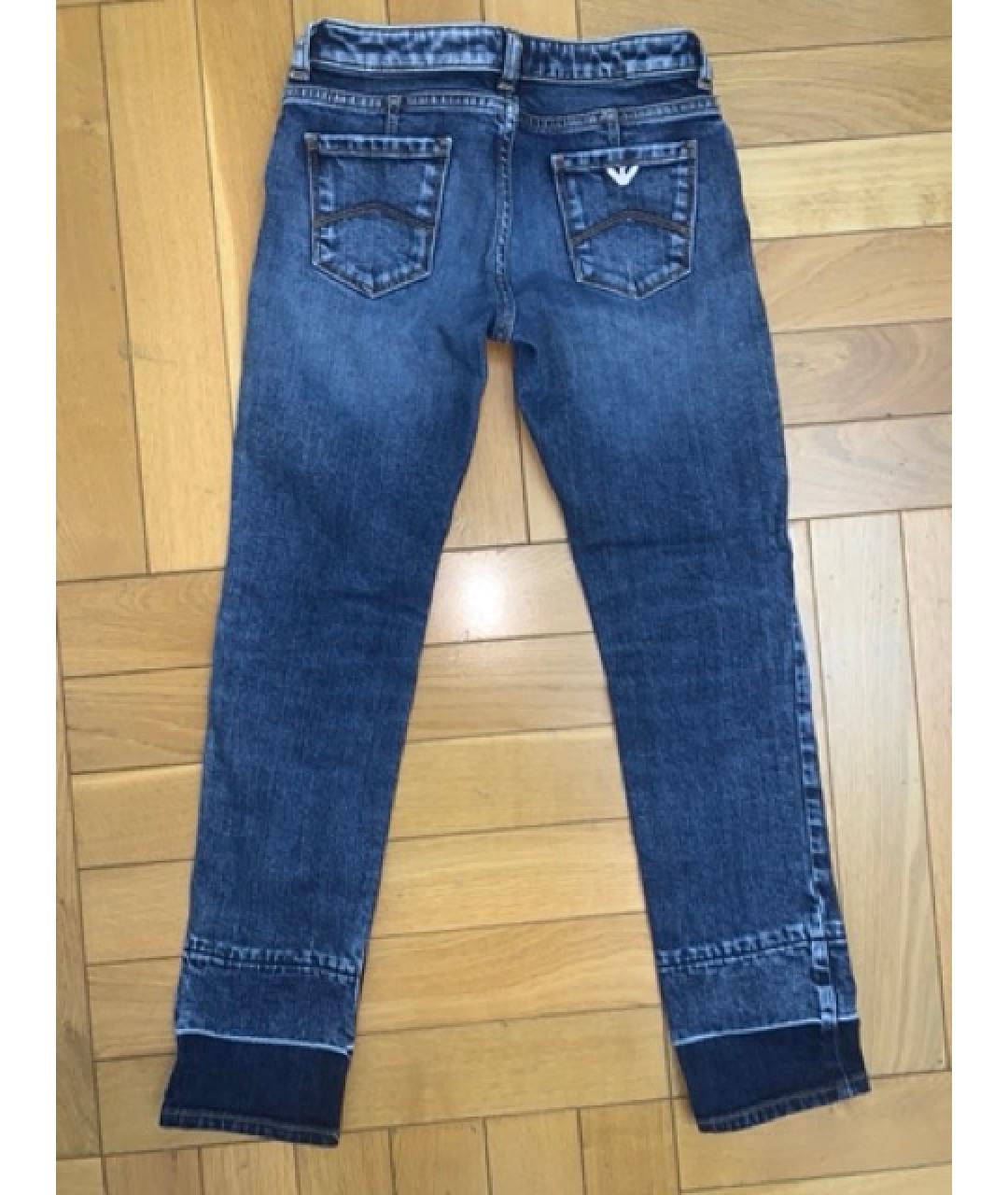EMPORIO ARMANI Синие деним детские джинсы, фото 5