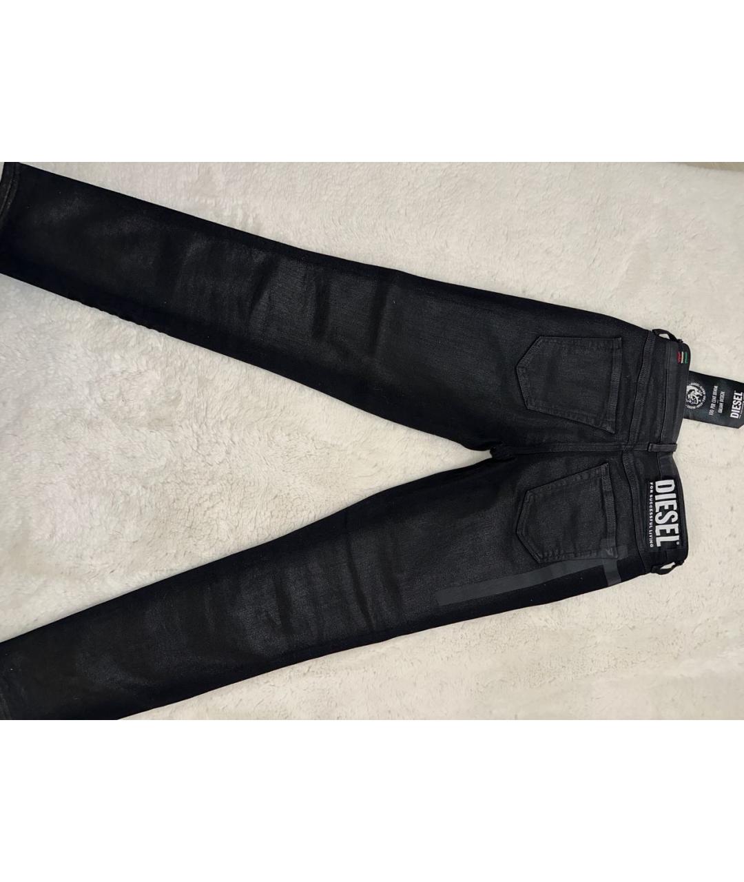 DIESEL Черные прямые джинсы, фото 3