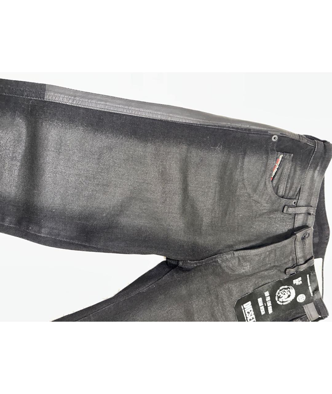 DIESEL Черные прямые джинсы, фото 5