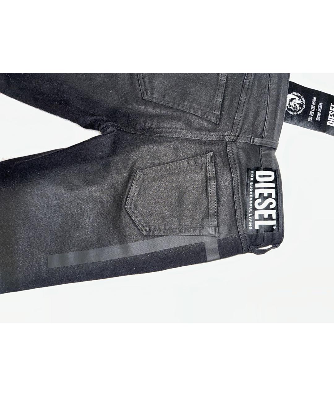 DIESEL Черные прямые джинсы, фото 2