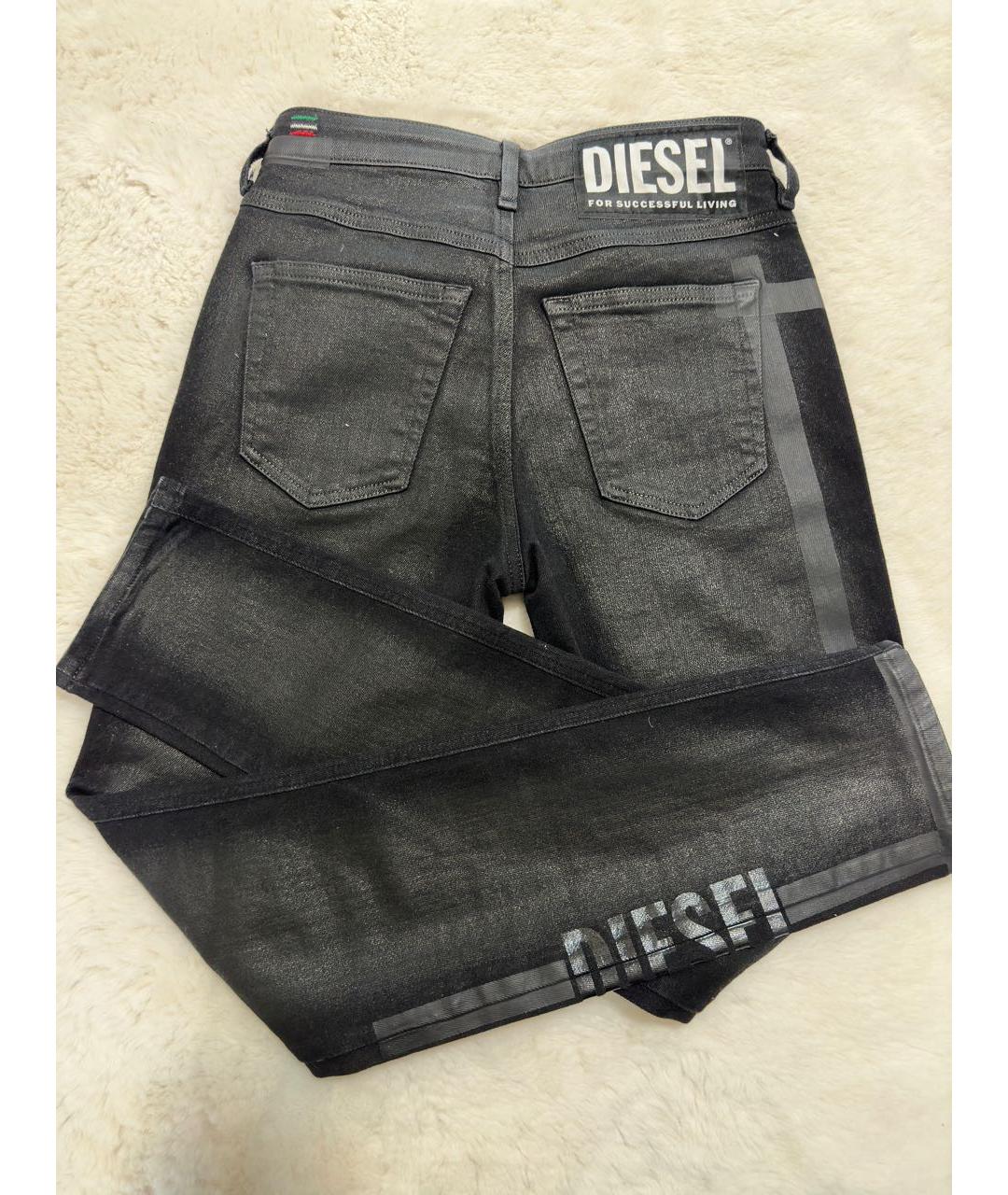 DIESEL Черные прямые джинсы, фото 7