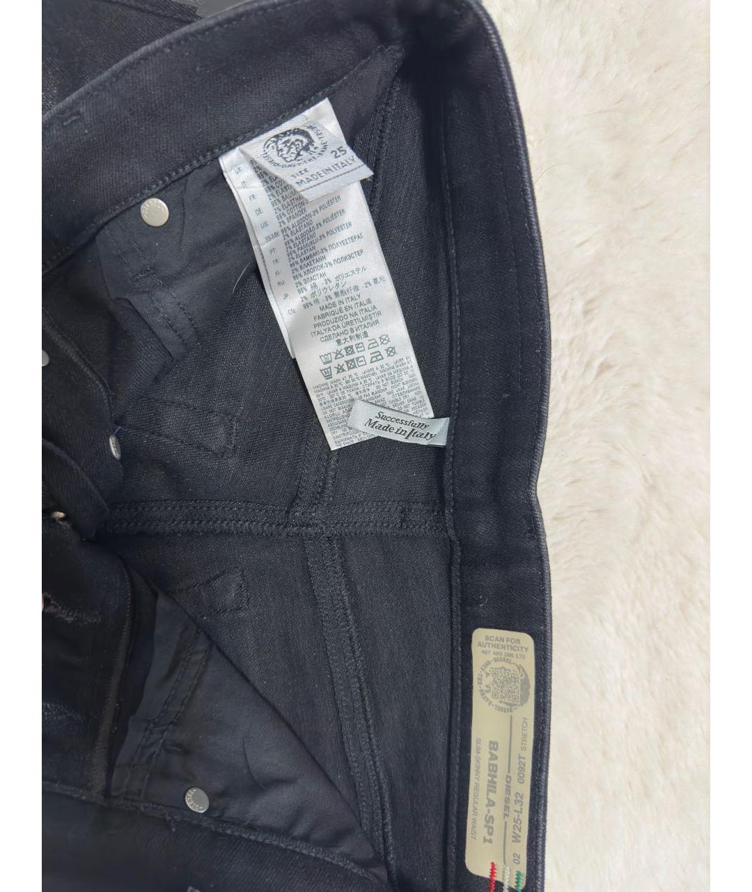 DIESEL Черные прямые джинсы, фото 8