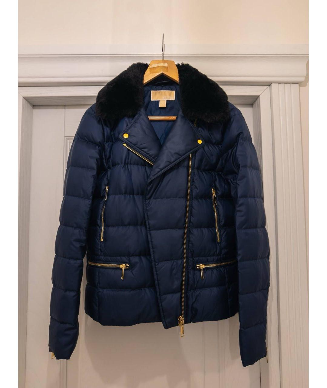 MICHAEL KORS Темно-синий пуховик, фото 7