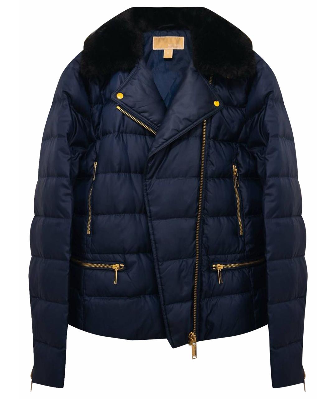 MICHAEL KORS Темно-синий пуховик, фото 1