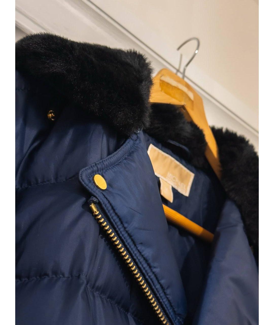 MICHAEL KORS Темно-синий пуховик, фото 3