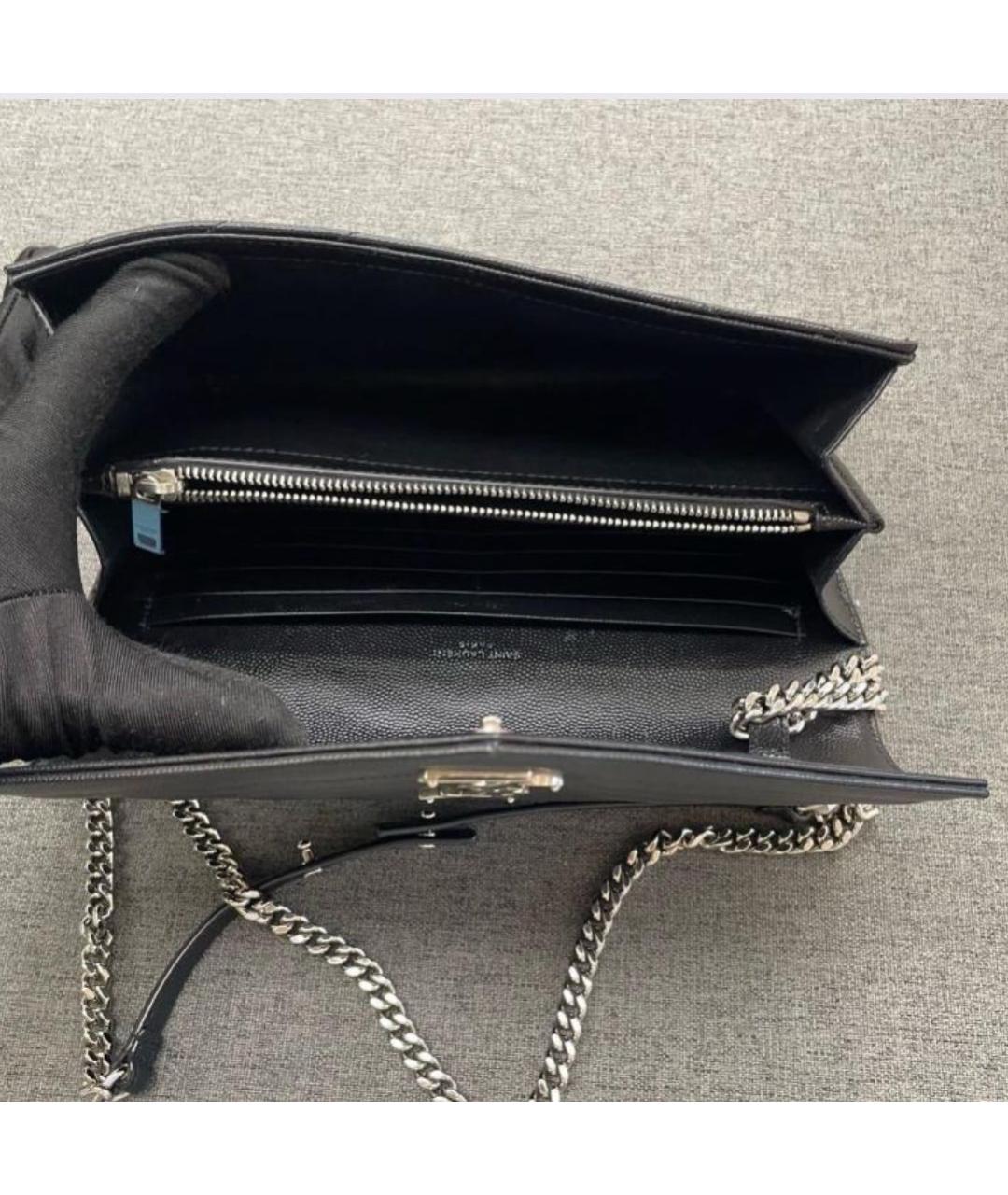 SAINT LAURENT Черная сумка через плечо, фото 5
