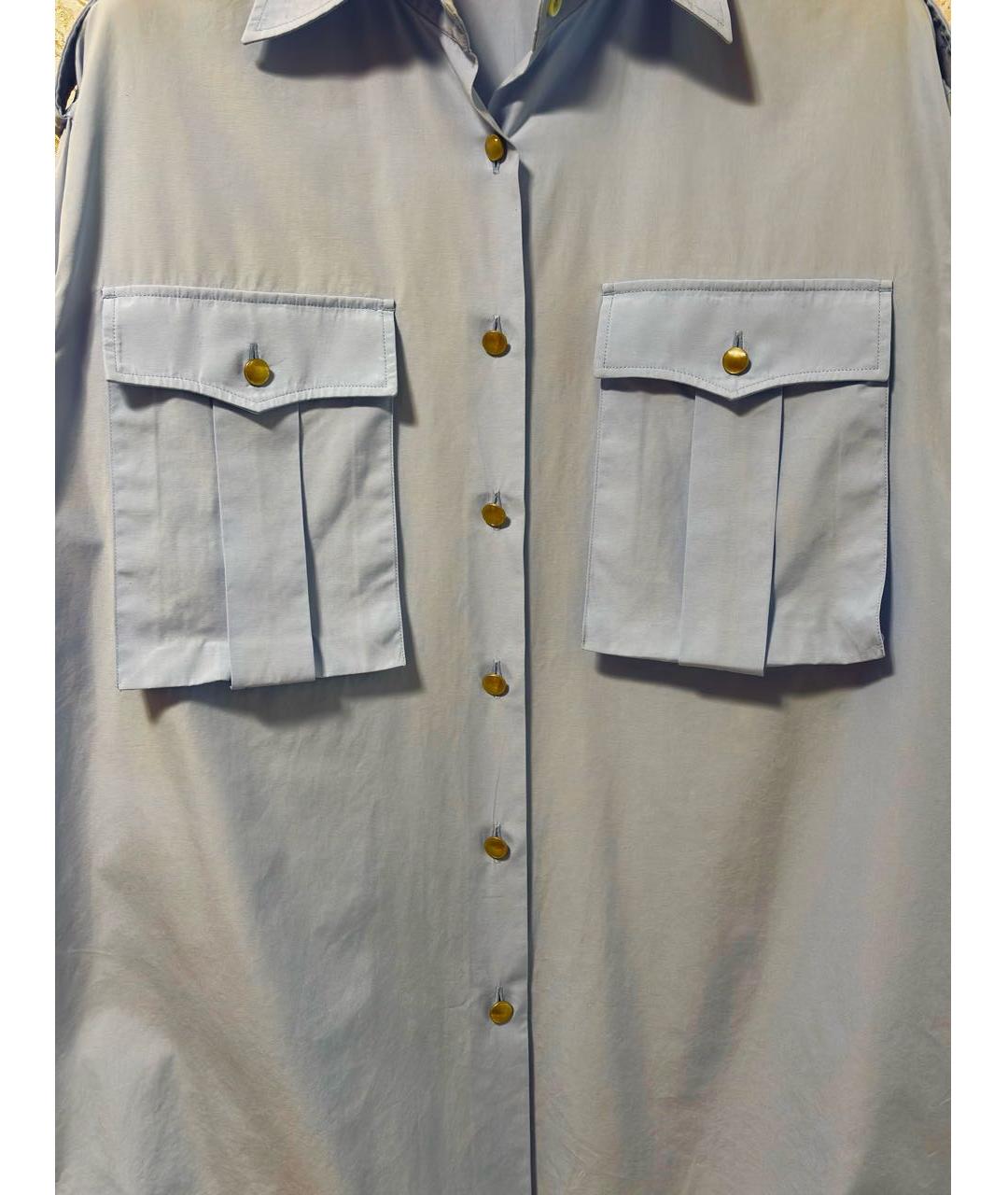PRADA Голубая хлопковая рубашка, фото 2