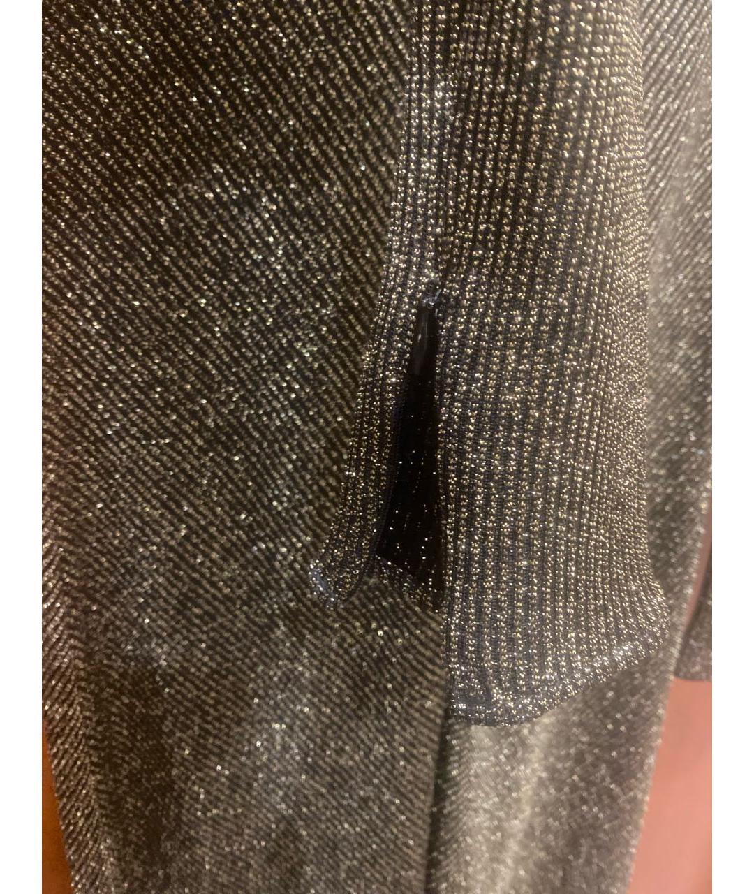 VALENTINO Золотое синтетическое вечернее платье, фото 3