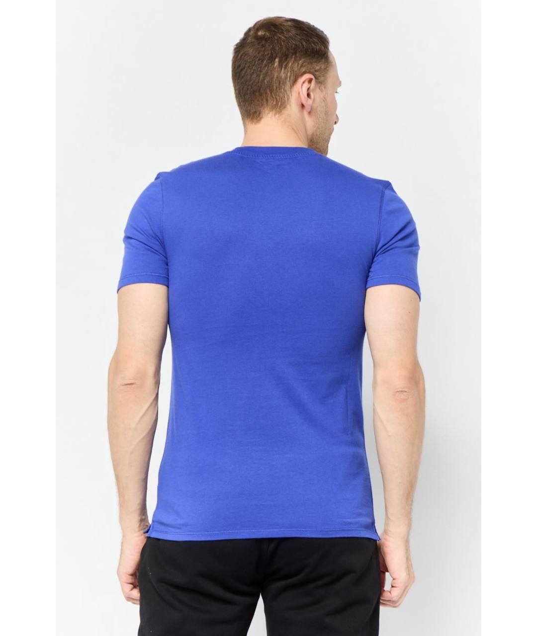 HOKA Синяя хлопковая футболка, фото 7