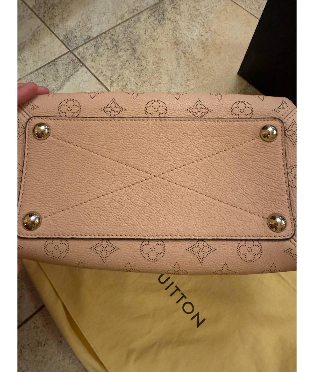 LOUIS VUITTON Розовая кожаная сумка через плечо, фото 7