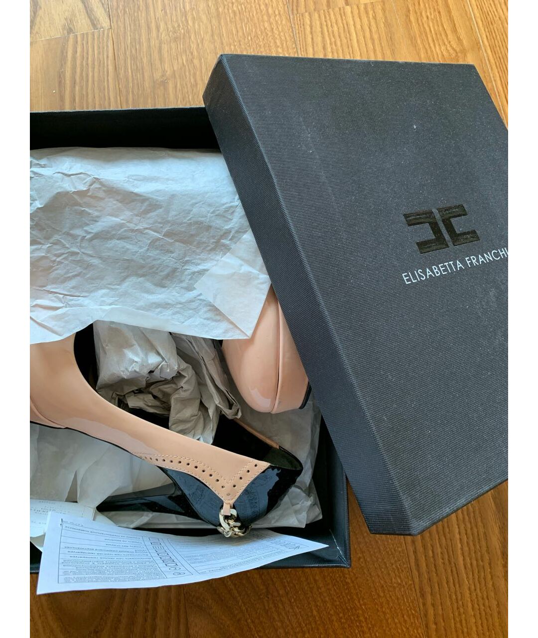 ELISABETTA FRANCHI Розовые туфли из лакированной кожи, фото 6
