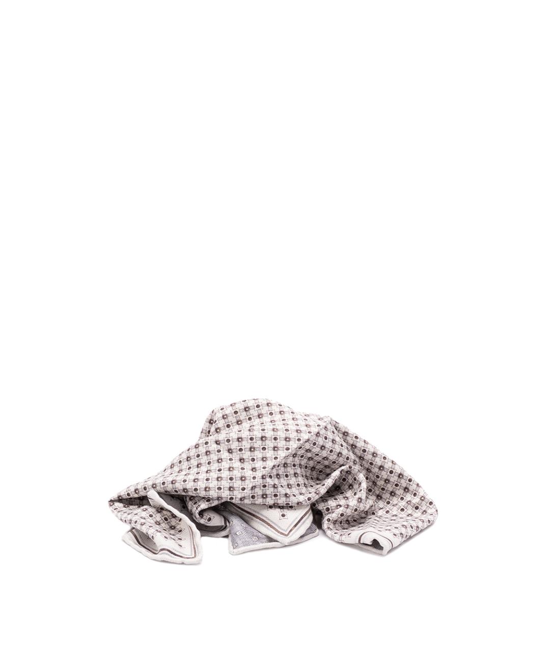 BRUNELLO CUCINELLI Мульти шелковый шарф, фото 2