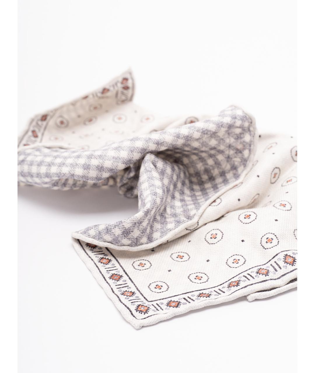 BRUNELLO CUCINELLI Мульти шелковый шарф, фото 3