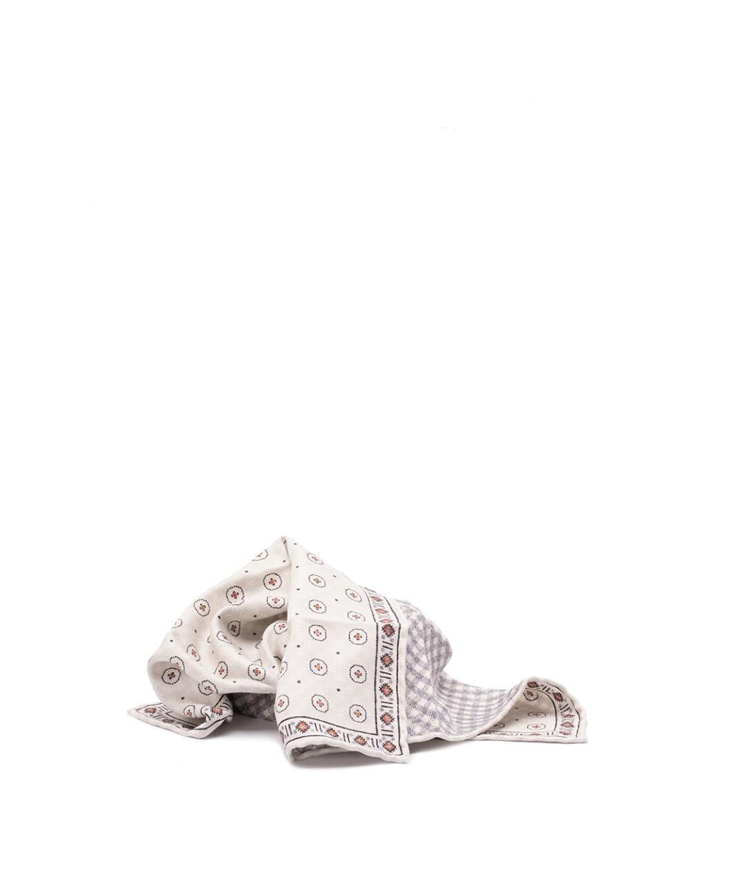 BRUNELLO CUCINELLI Мульти шелковый шарф, фото 2