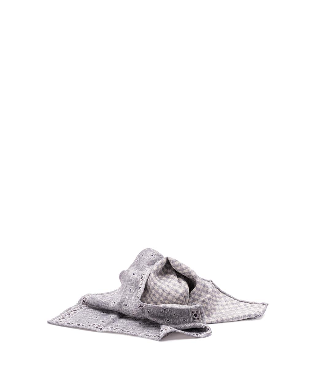 BRUNELLO CUCINELLI Мульти шелковый шарф, фото 2