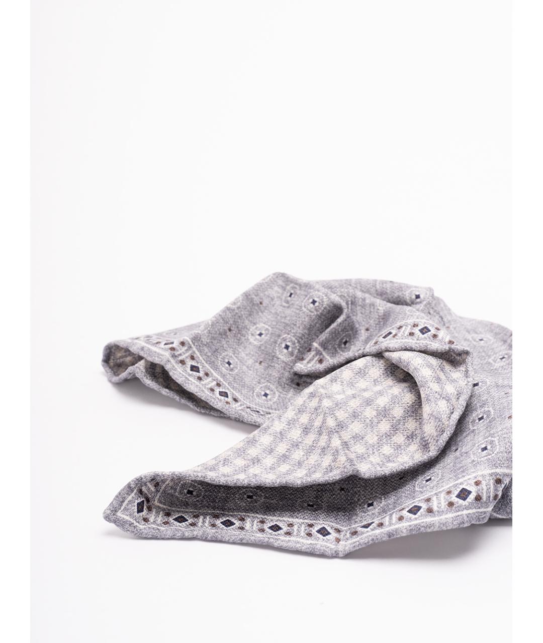 BRUNELLO CUCINELLI Мульти шелковый шарф, фото 3