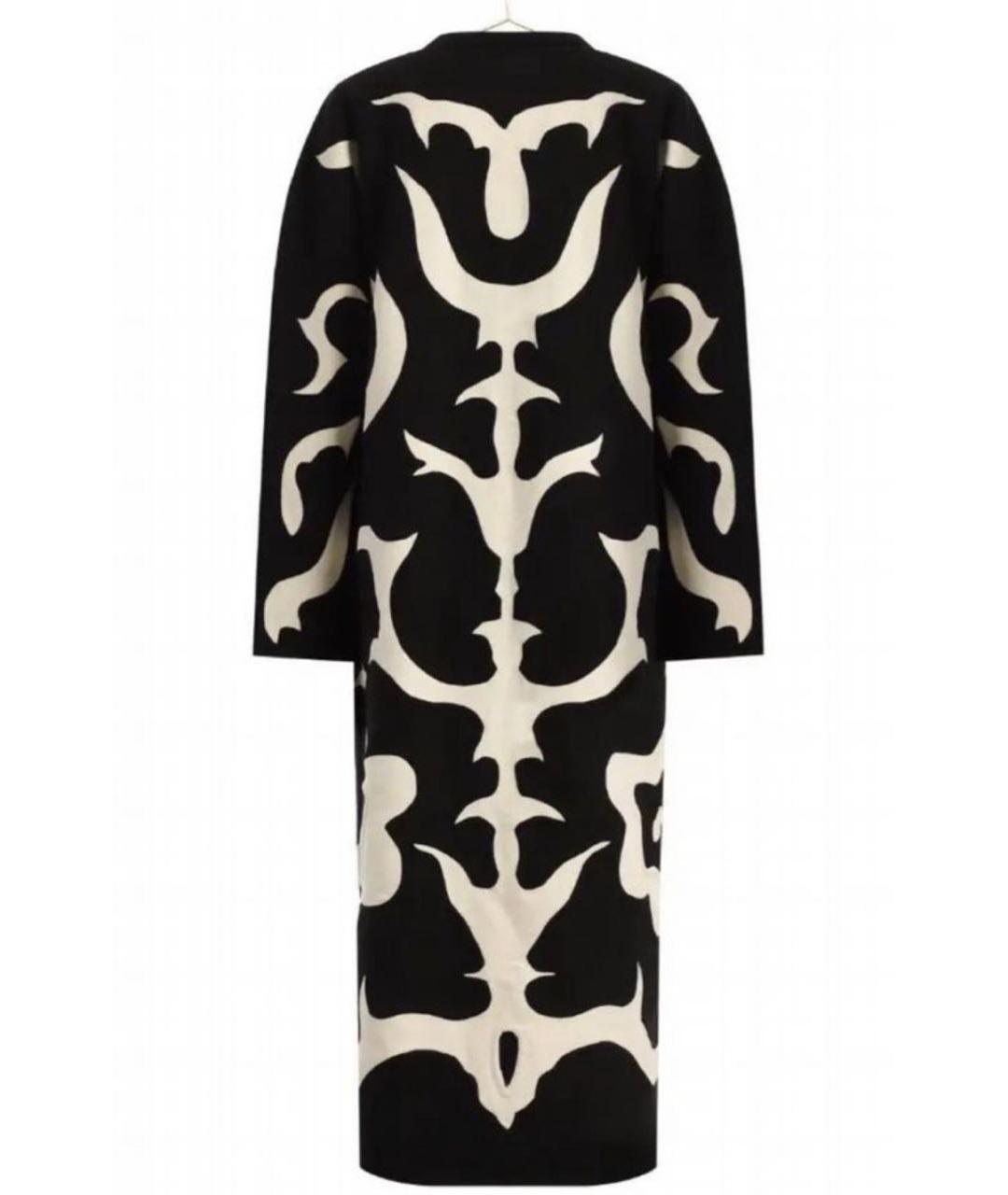 CHRISTIAN DIOR Черное шерстяное пальто, фото 6