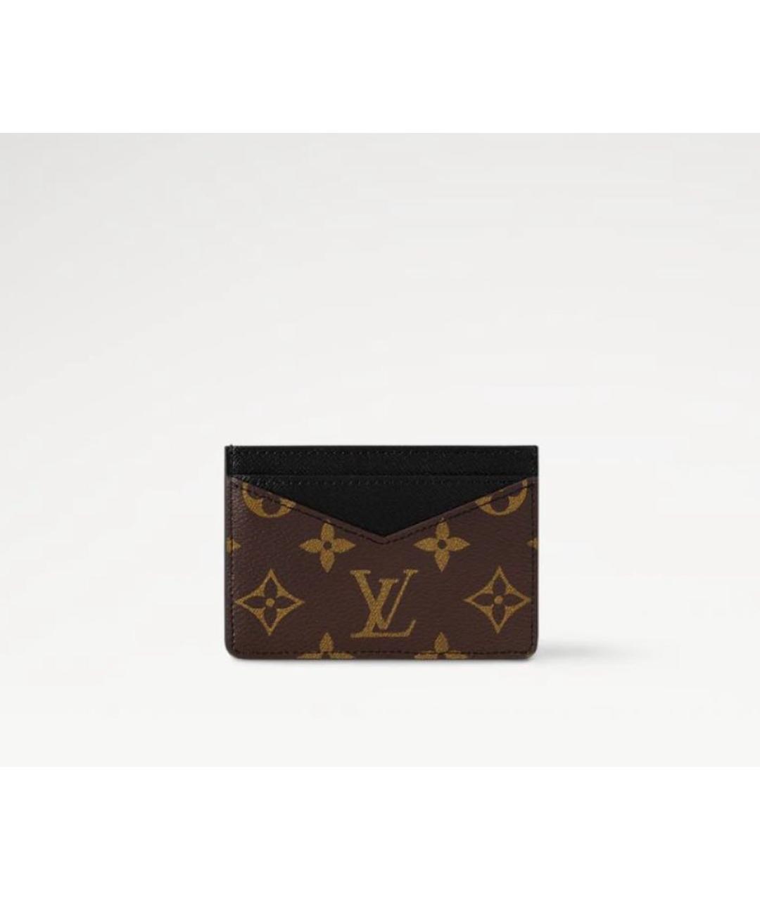 LOUIS VUITTON Коричневый кардхолдер, фото 6