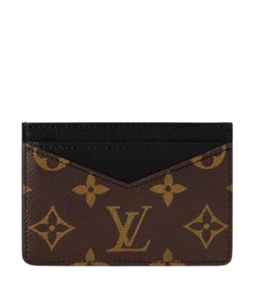 LOUIS VUITTON Коричневый кардхолдер, фото 1