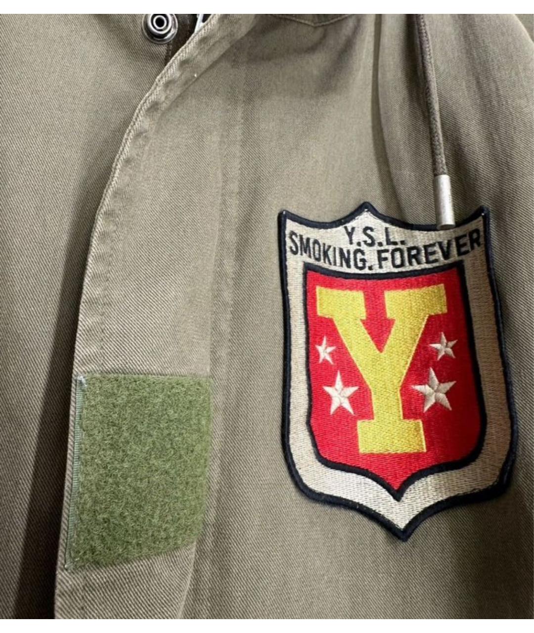 SAINT LAURENT Зеленая куртка, фото 5