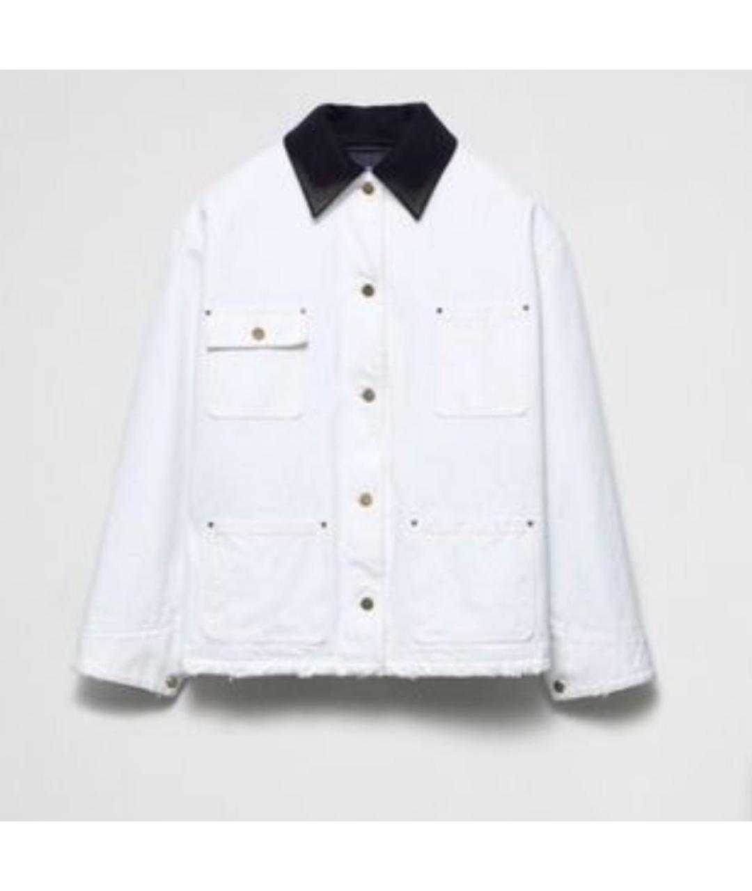 PRADA Белая деним куртка, фото 9