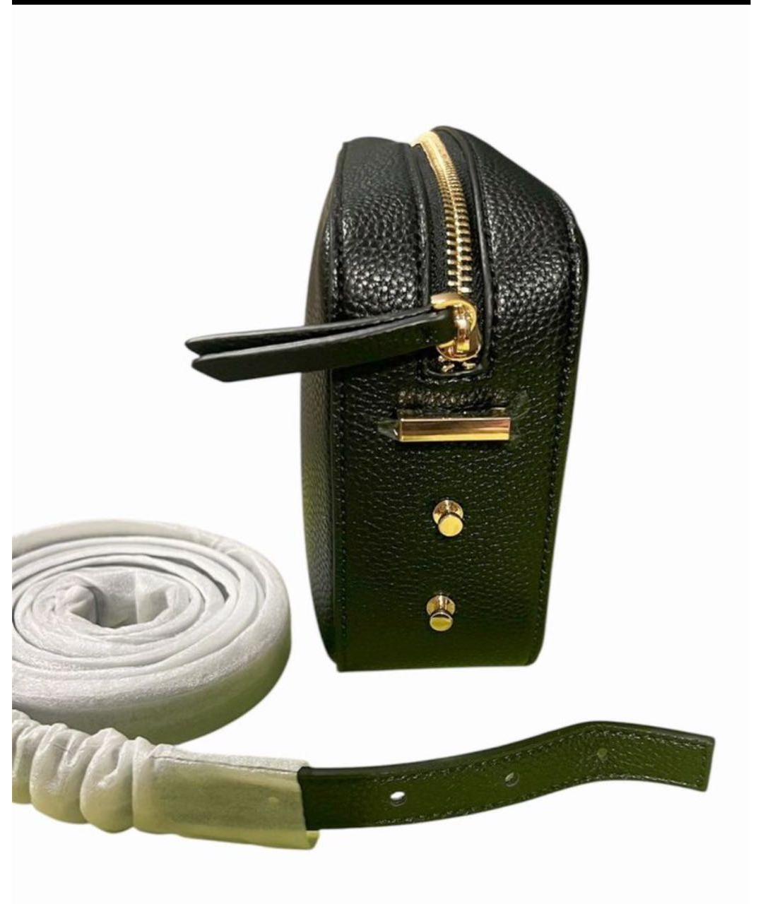 TRUSSARDI Черная сумка через плечо из искусственной кожи, фото 2