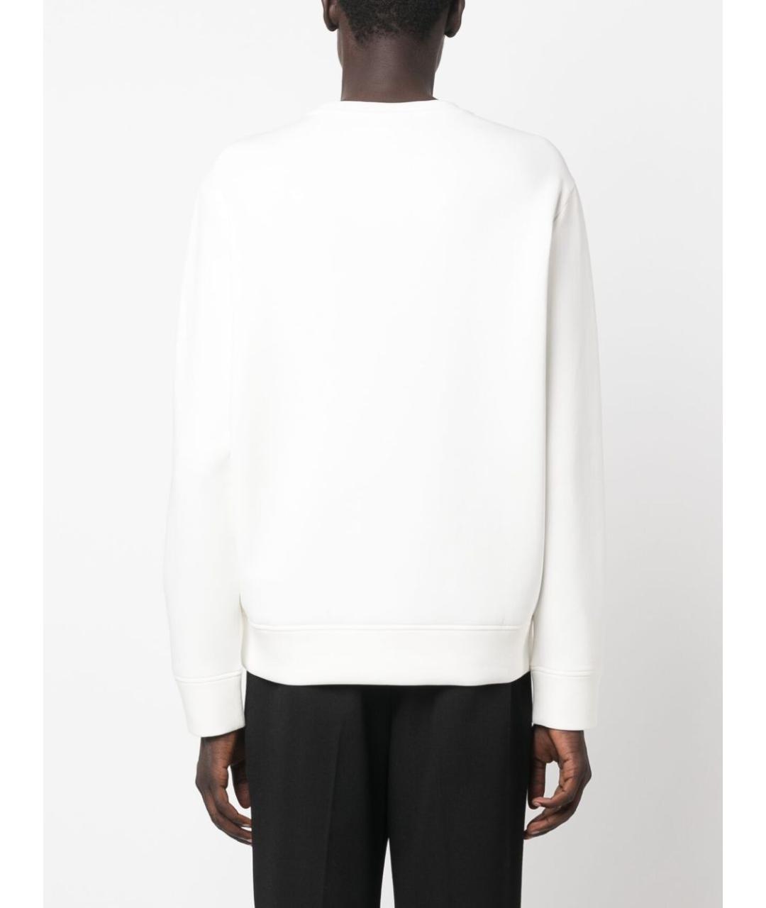 EMPORIO ARMANI Белый хлопковый джемпер / свитер, фото 2