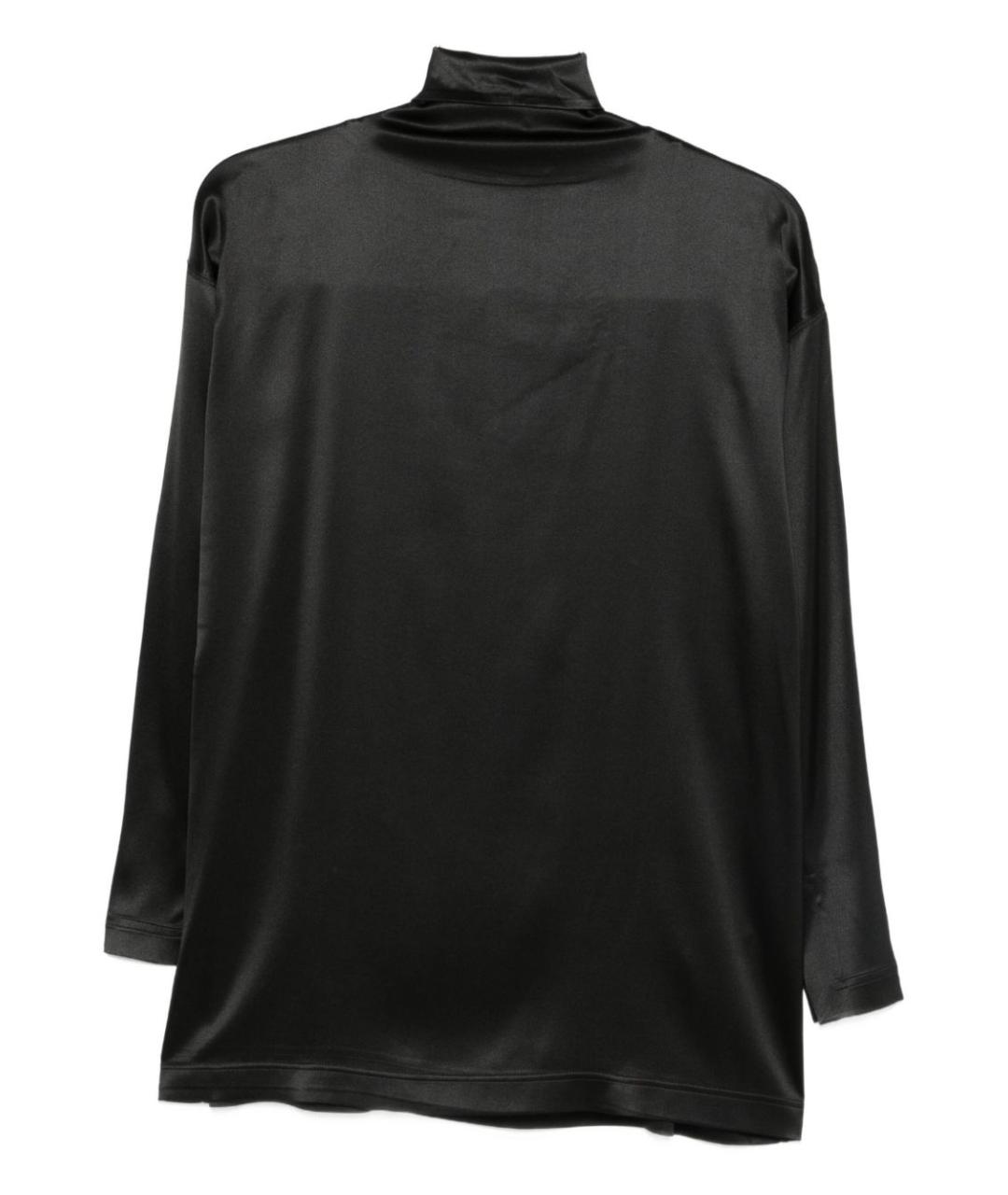 PHOEBE PHILO Черный шелковый джемпер / свитер, фото 1