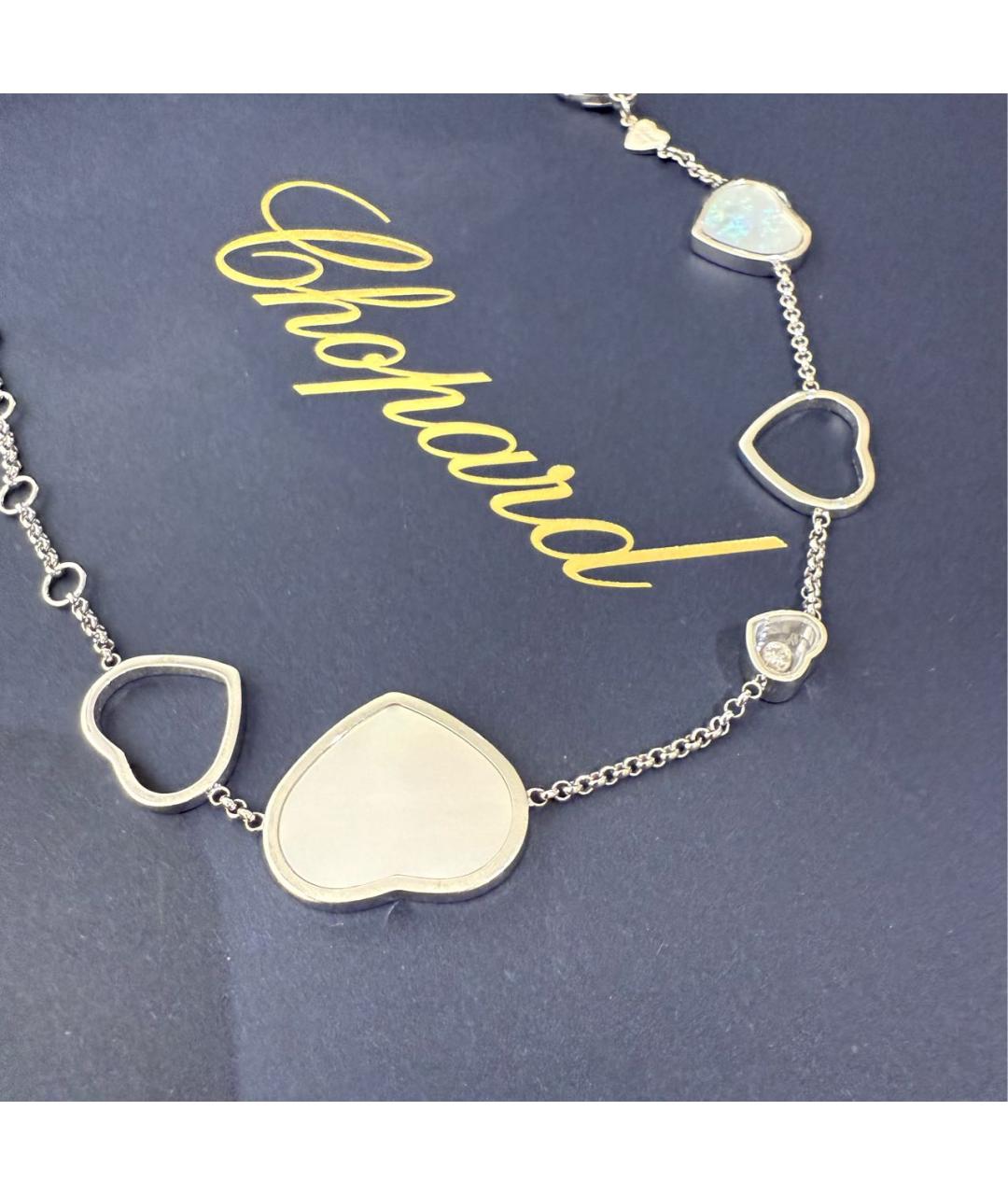 CHOPARD Серебрянный браслет из белого золота, фото 3