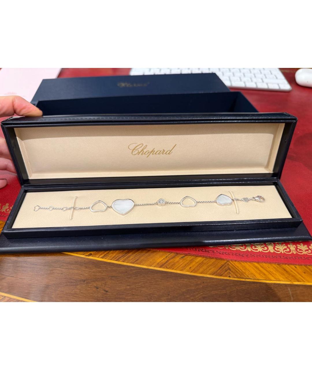 CHOPARD Серебрянный браслет из белого золота, фото 5