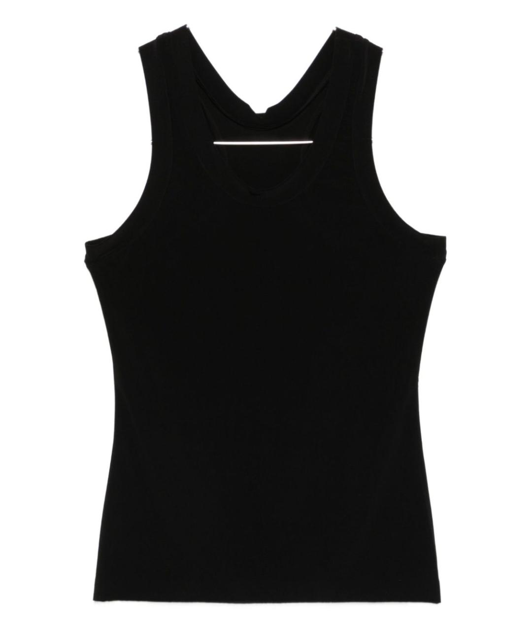 NORMA KAMALI Черная полиэстеровая майка, фото 1