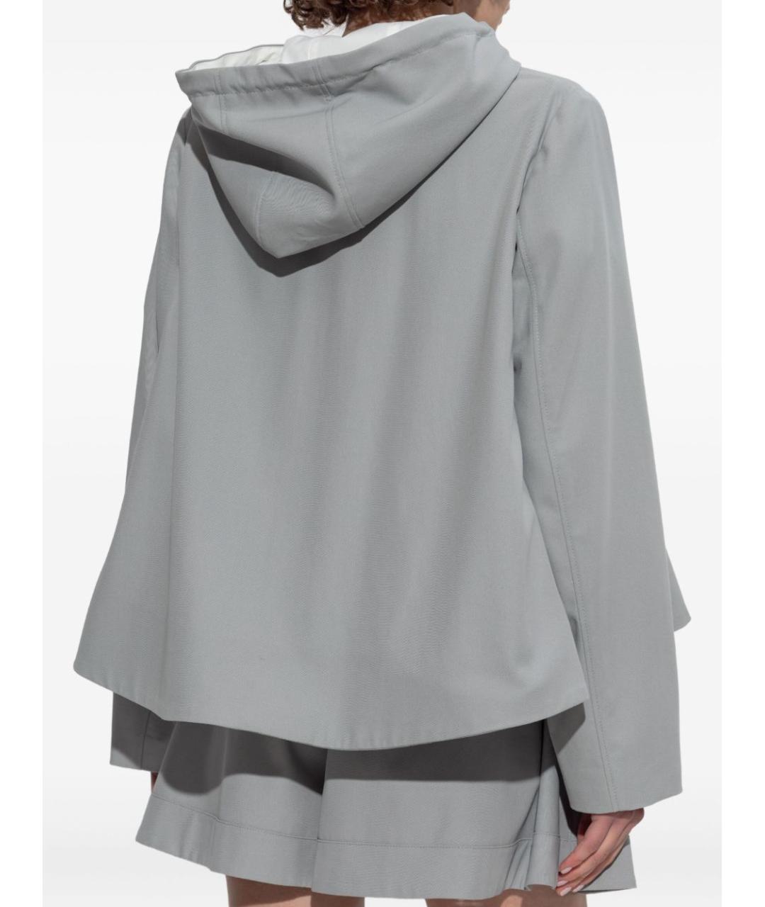 LOEWE Серая хлопковая куртка, фото 5