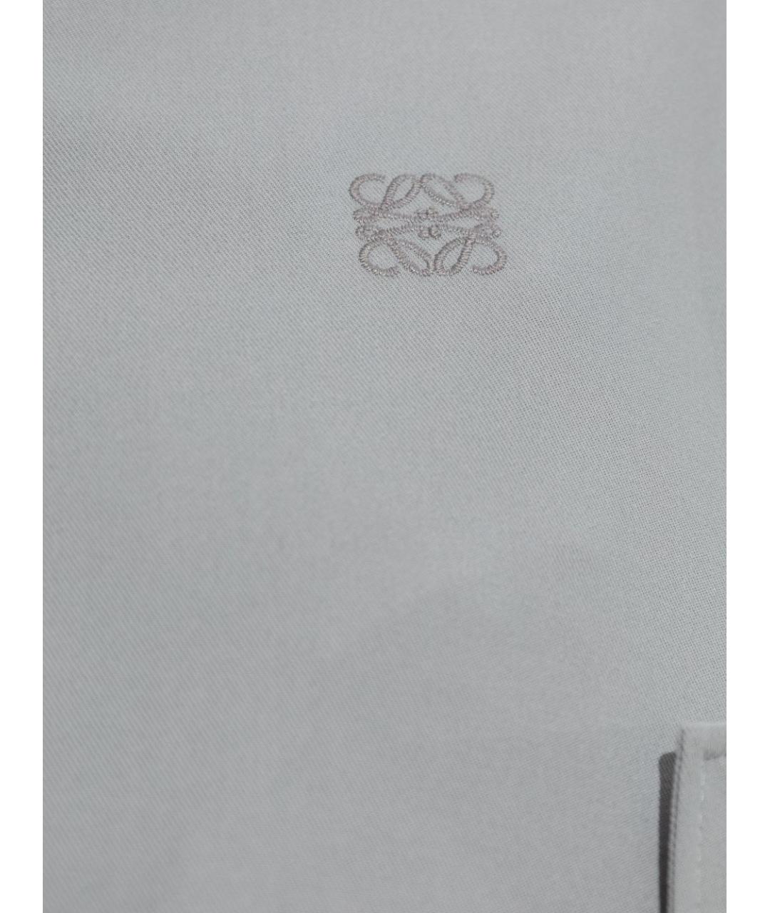 LOEWE Серая хлопковая куртка, фото 4