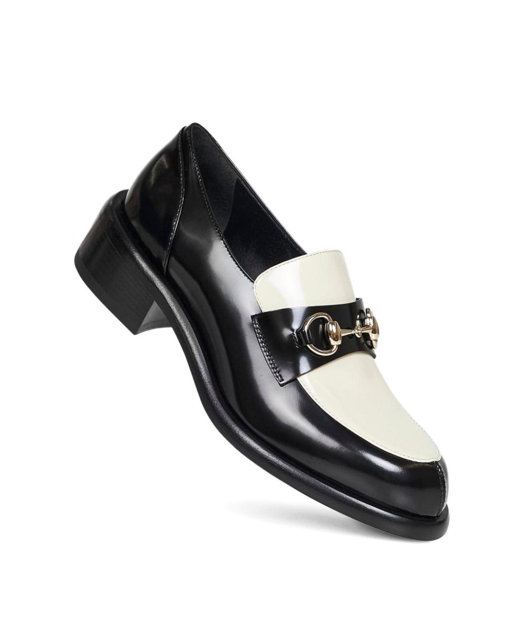 GUCCI Черные кожаные лоферы, фото 2