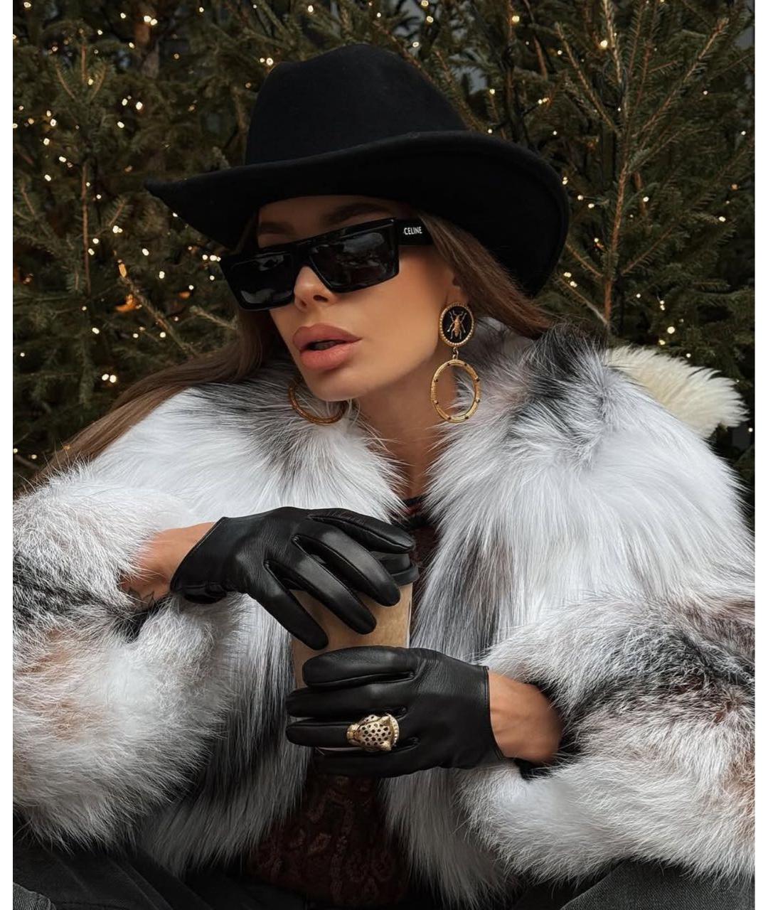 CELINE Черные пластиковые солнцезащитные очки, фото 8