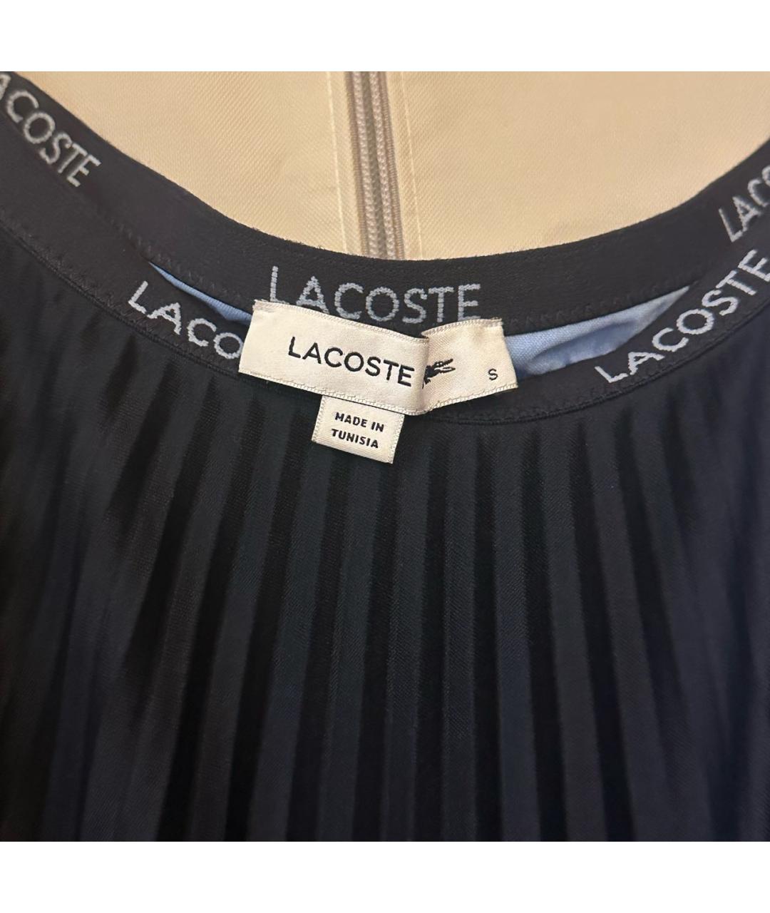 LACOSTE Мульти полиэстеровая юбка миди, фото 3