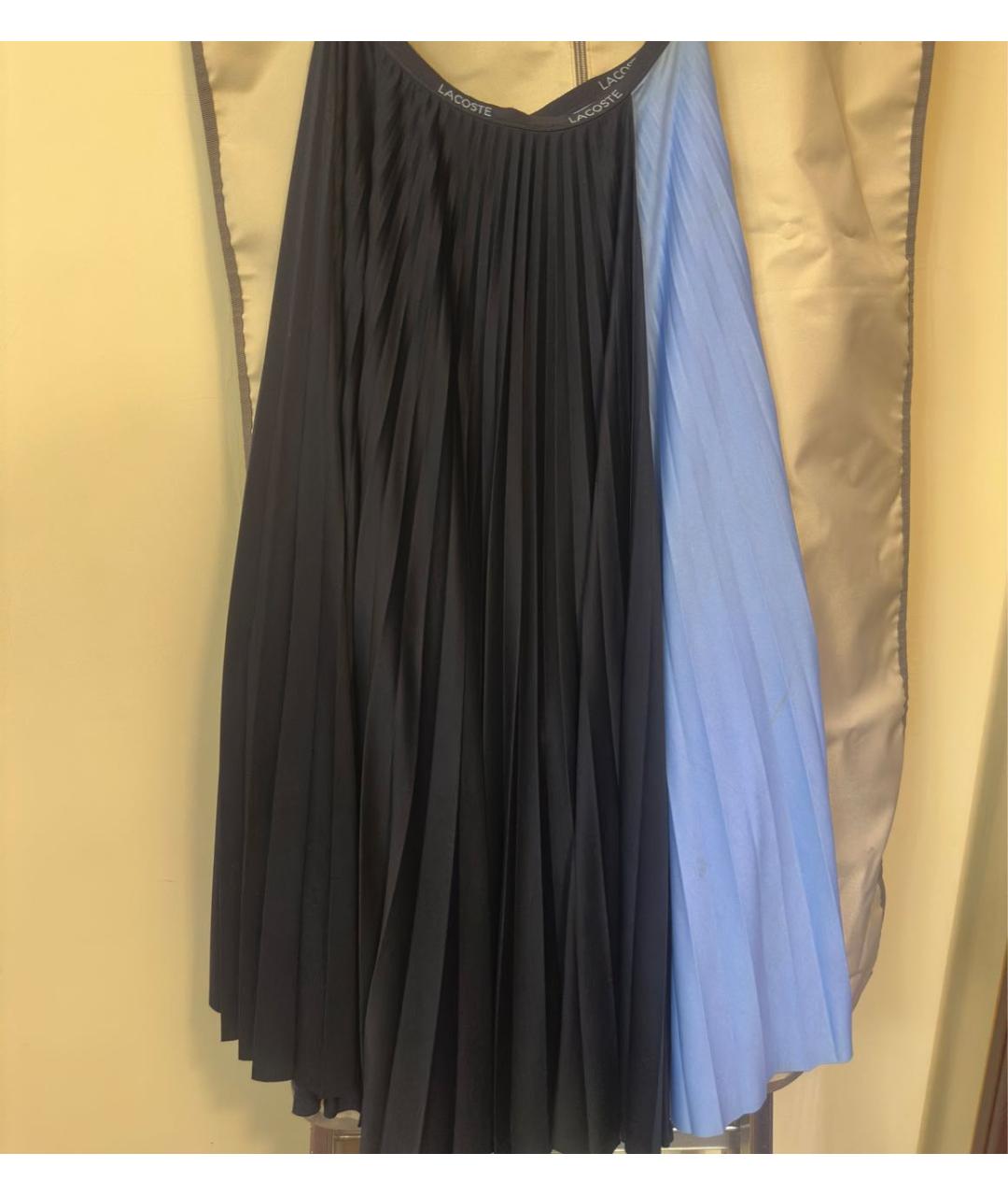 LACOSTE Мульти полиэстеровая юбка миди, фото 5