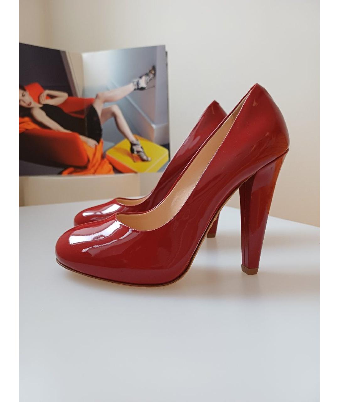 BALLY Красные туфли из лакированной кожи, фото 6