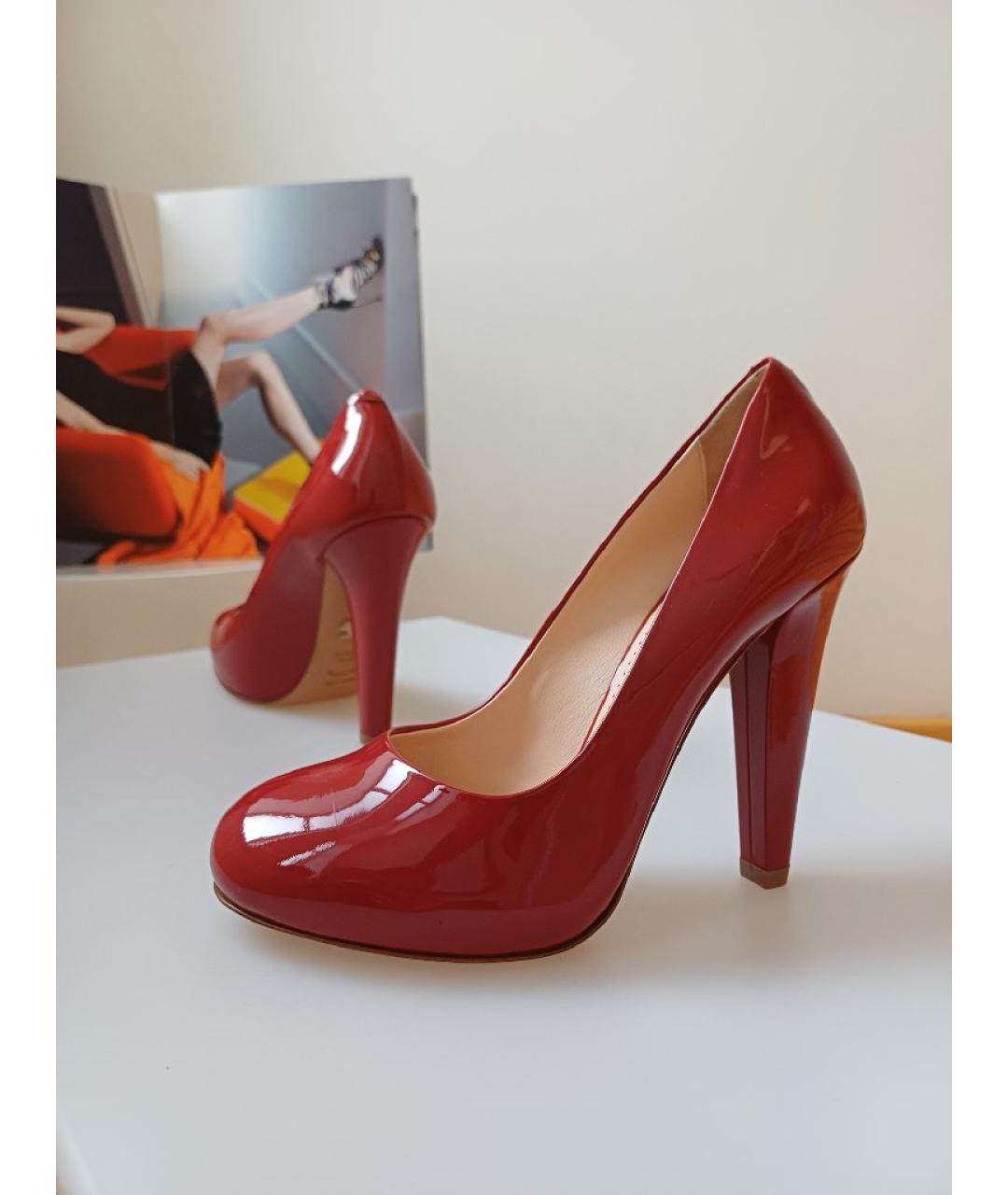 BALLY Красные туфли из лакированной кожи, фото 3