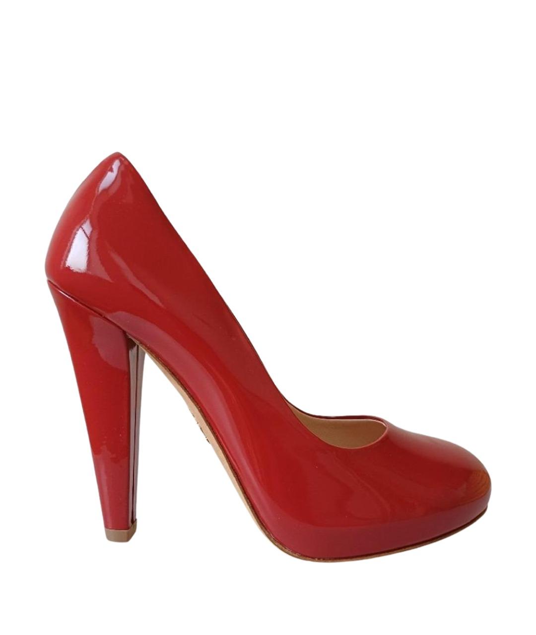 BALLY Красные туфли из лакированной кожи, фото 1