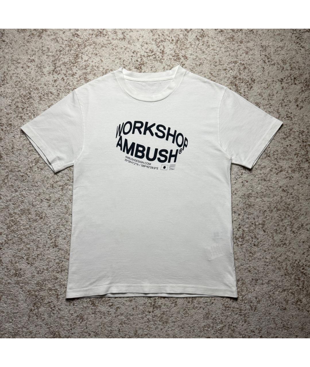 AMBUSH Белая хлопковая футболка, фото 5
